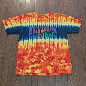 2003 Neil Young Greendale Tie Dye Shirt - Size L